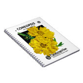 Coreopsis Seed Packet Label Notitieboek (Rechterzijde)