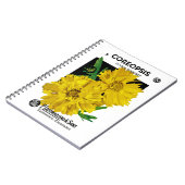 Coreopsis Seed Packet Label Notitieboek (Linkerzijde)