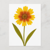 Coreopsis — vrolijkheid briefkaart (Voorkant)
