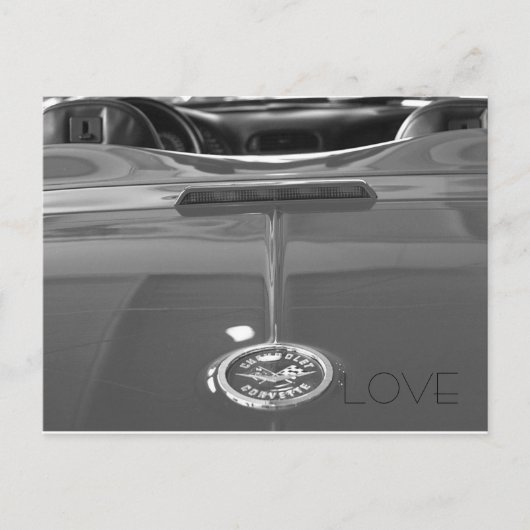 COREVETTE LOVE BRIEFKAART (Voorkant)