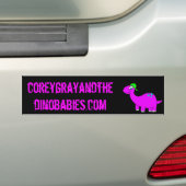Corey Grey en de Dinobabies Bumpersticker (Op auto)