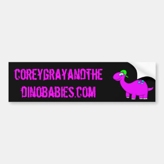Corey Grey en de Dinobabies Bumpersticker