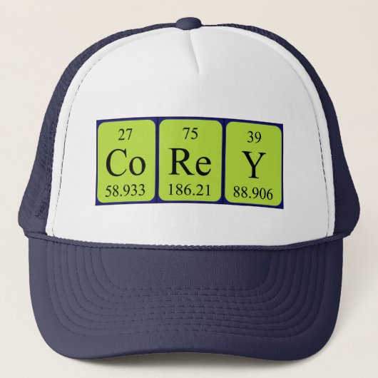 Corey periodiek table name pet (Voorkant)