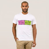 Corey periodiek table name shirt (Voorkant volledig)