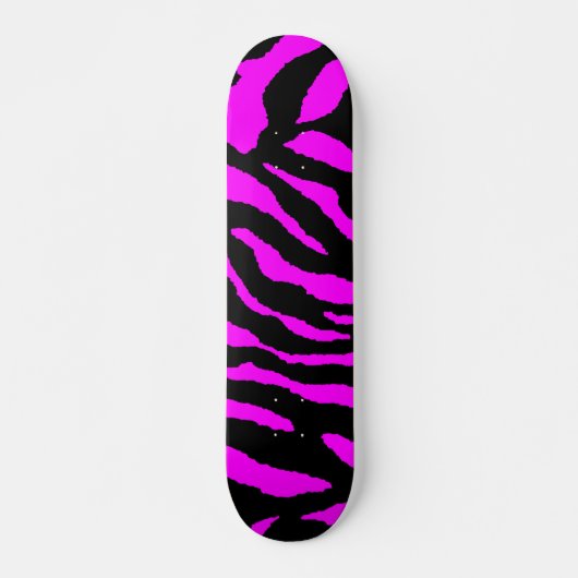 COREY TIGER 1980 TIGER STRIPE BOLD ROZE ZWART SKATEBOARD (Voorkant)
