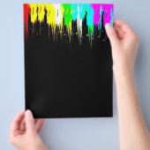 Corey Tiger 1980s klassieke verf druppel Flyer (Hand)