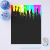 Corey Tiger 1980s klassieke verf druppel Flyer (Enkel)