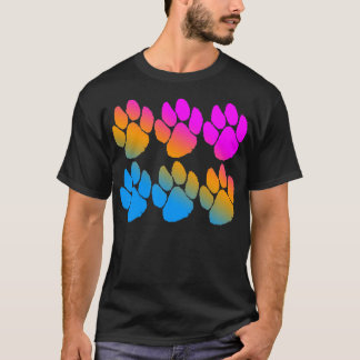 COREY TIGER 1980s MULTI TIGER TRACKS T-shirt