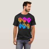 COREY TIGER 1980s MULTI TIGER TRACKS T-shirt (Voorkant volledig)