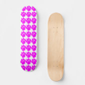 COREY TIGER 1980's PINK TIGER TRACKS WHITE Persoonlijk Skateboard (Voorkant)