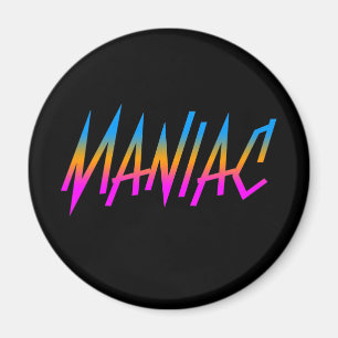 COREY TIGER 1980s RETRO MANIAC Magneet