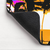 COREY TIGER 1980s RETRO  PALM TREES SUNSET Muismat (Hoek)