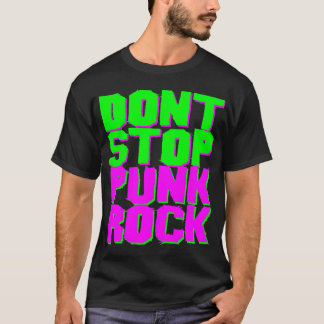 COREY TIGER 1980s RETRO STOP NIET PUNK ROCK T-shirt