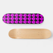 COREY TIGER 1980'S TIGER TRACKS PINK BLACK SKATEBOARD (Horizontaal)