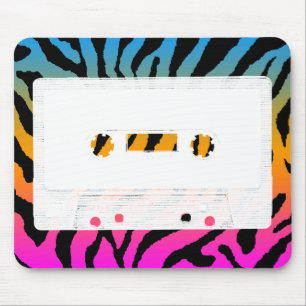 Corey Tiger 80s Cassettebandje Mousepad Muismat