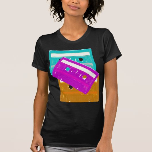 Corey Tiger 80s Cassettes Tapes Shirt (Voorkant)