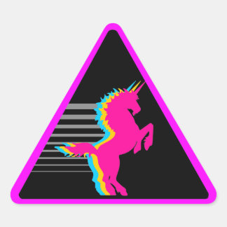Corey Tiger 80s Eenhoorn Sticker