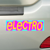 Corey Tiger 80s  Electro Bumpersticker (Op auto)