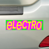 Corey Tiger 80s  Electro Bumpersticker (Op auto)