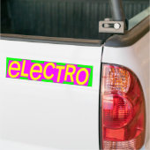 Corey Tiger 80s  Electro Bumpersticker (Op Truck)