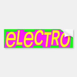 Corey Tiger 80s  Electro Bumpersticker