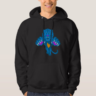 Corey Tiger 80's  Fierce Pouncing Tiger Hoodie