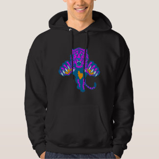 Corey Tiger 80's  Fierce Pouncing Tiger Hoodie