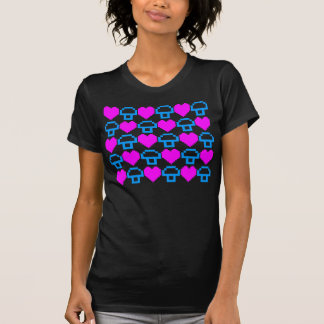Corey Tiger 80s Harten Paddenstoelen T-shirt