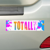 Corey Tiger 80's helemaal platter verf Bumpersticker (Op auto)