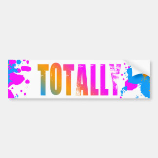 Corey Tiger 80's helemaal platter verf Bumpersticker