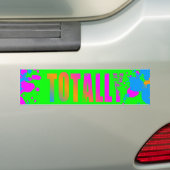 Corey Tiger 80's helemaal platter verf Bumpersticker (Op auto)