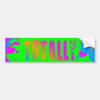 Corey Tiger 80's helemaal platter verf Bumpersticker