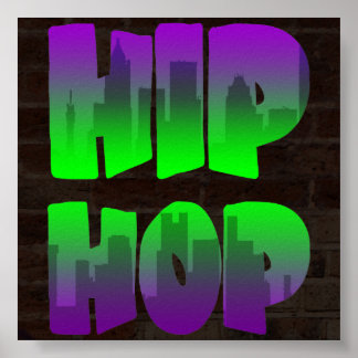 Corey Tiger 80s Hip Hop Poster