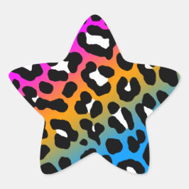 Corey Tiger 80s Leopard Spots (Multicolor) Ster Sticker
