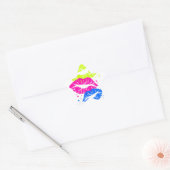Corey Tiger 80s Lippen & Sterren Ster Sticker (Envelop)