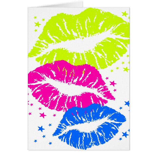 Corey Tiger 80s  Lips & Stars Kisses (Voorkant)