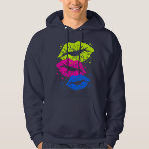 Corey Tiger 80s  Lips & Stars Kisses Hoodie