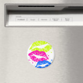 Corey Tiger 80s  Lips & Stars Kisses Magneet (Insitu (Vaatwasser))