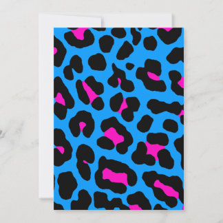 Corey Tiger 80s Luipaard Vlekken (Blauw)