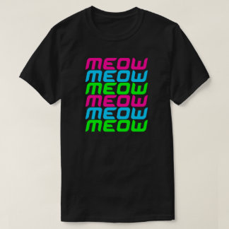 Corey Tiger 80s Meow Meow Meow Meow T-shirt