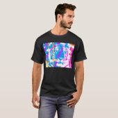 COREY TIGER 80's MULTI TIGER GEZICHT T-shirt (Voorkant volledig)