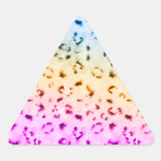 Corey Tiger 80s Multicolor Sneeuwluipaard Sticker
