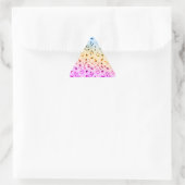 Corey Tiger 80s Multicolor Sneeuwluipaard Sticker (Tas)