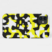 Corey Tiger 80s Neon Camouflage (Geel) Case-Mate iPhone Case (Achterkant (horizontaal))