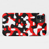 Corey Tiger 80s Neon Camouflage (Rood) Case-Mate iPhone Case (Achterkant (horizontaal))