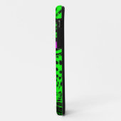 Corey Tiger 80s Neon Luipaard Gezicht (Groen) Case-Mate iPhone Case (Achterkant/links)
