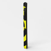 Corey Tiger 80s Neon Op Art (Geel) Case-Mate iPhone Case (Achterkant/links)