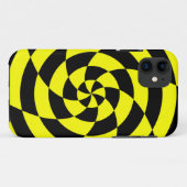 Corey Tiger 80s Neon Op Art (Geel) Case-Mate iPhone Case (Achterkant (horizontaal))