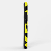 Corey Tiger 80s Neon Op Art (Geel) Case-Mate iPhone Case (Achterkant/rechts)