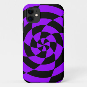 Corey Tiger 80s Neon Op Art (Paars) Case-Mate iPhone Case